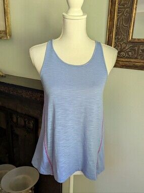Vineyard Vines Performance Girls XL Racerback Tank Top Periwinkle Blue
